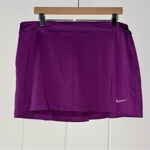 Nike Golf Tour Performance Dri-Fit Pink Fuchsia Plum Pleated Skirt Women’s XL‎
